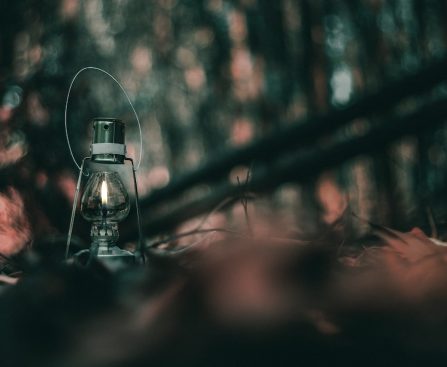 Photo Vintage lantern lamp